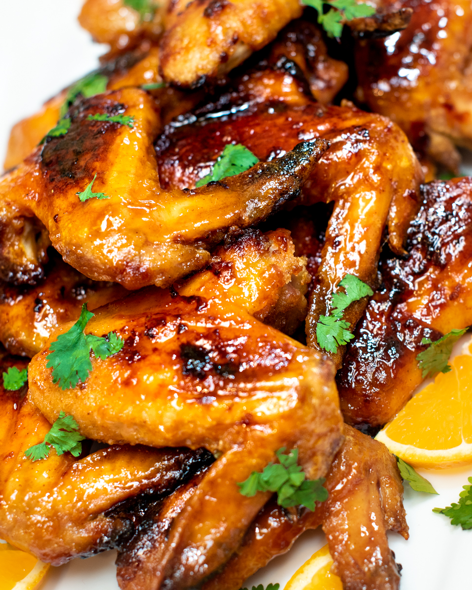 Orange and Ginger Chicken Wings