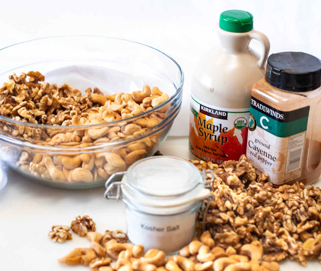 Sweet and Spicy Maple Nuts