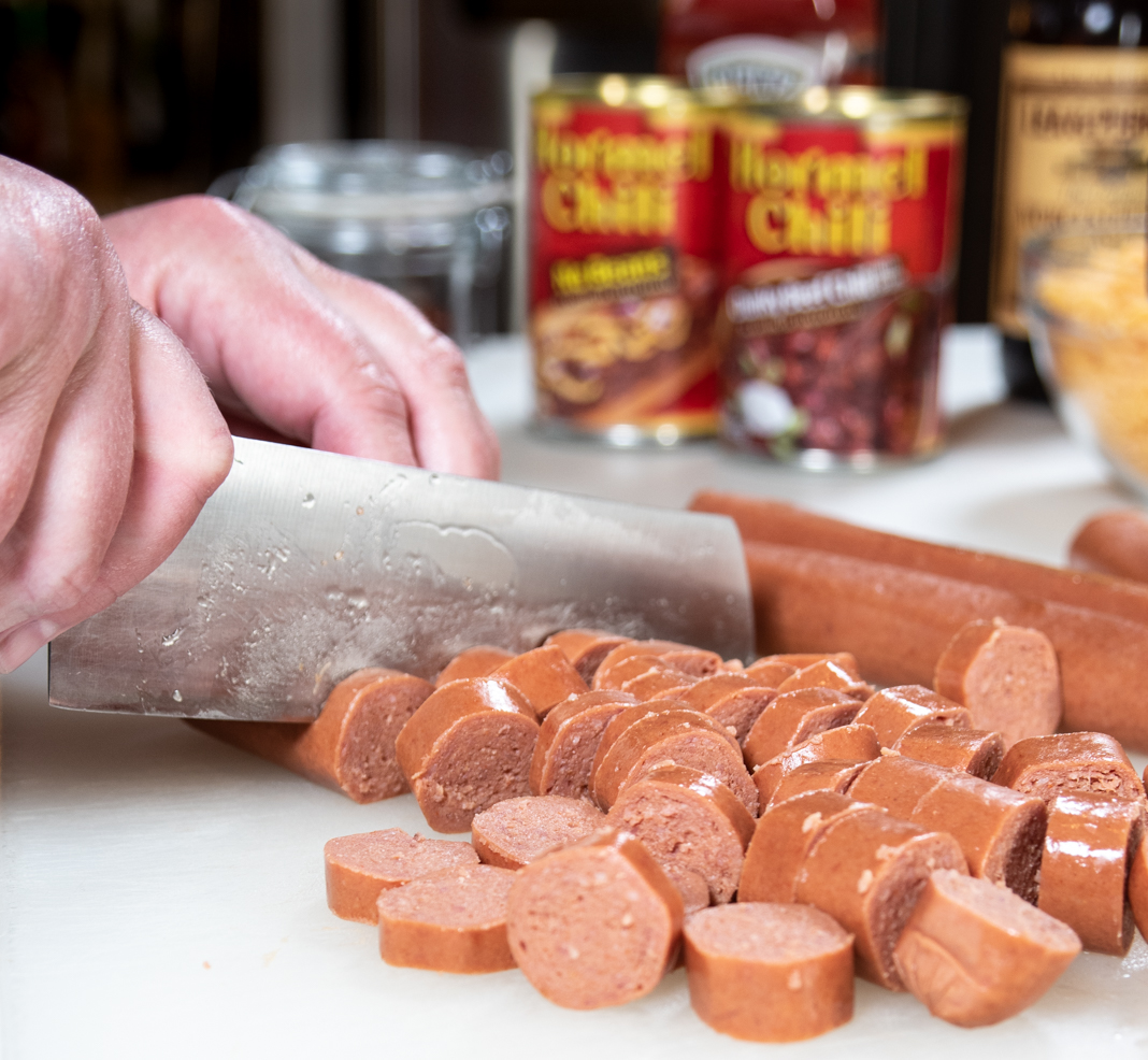 Tater Tot Chili Dog Casserole