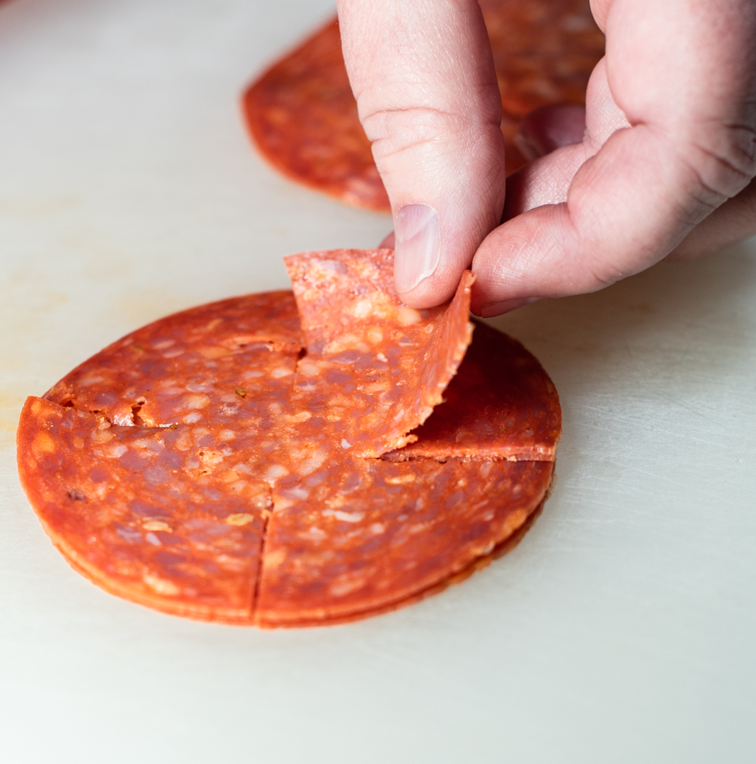 Low Carb Pepperoni Pizza Bites
