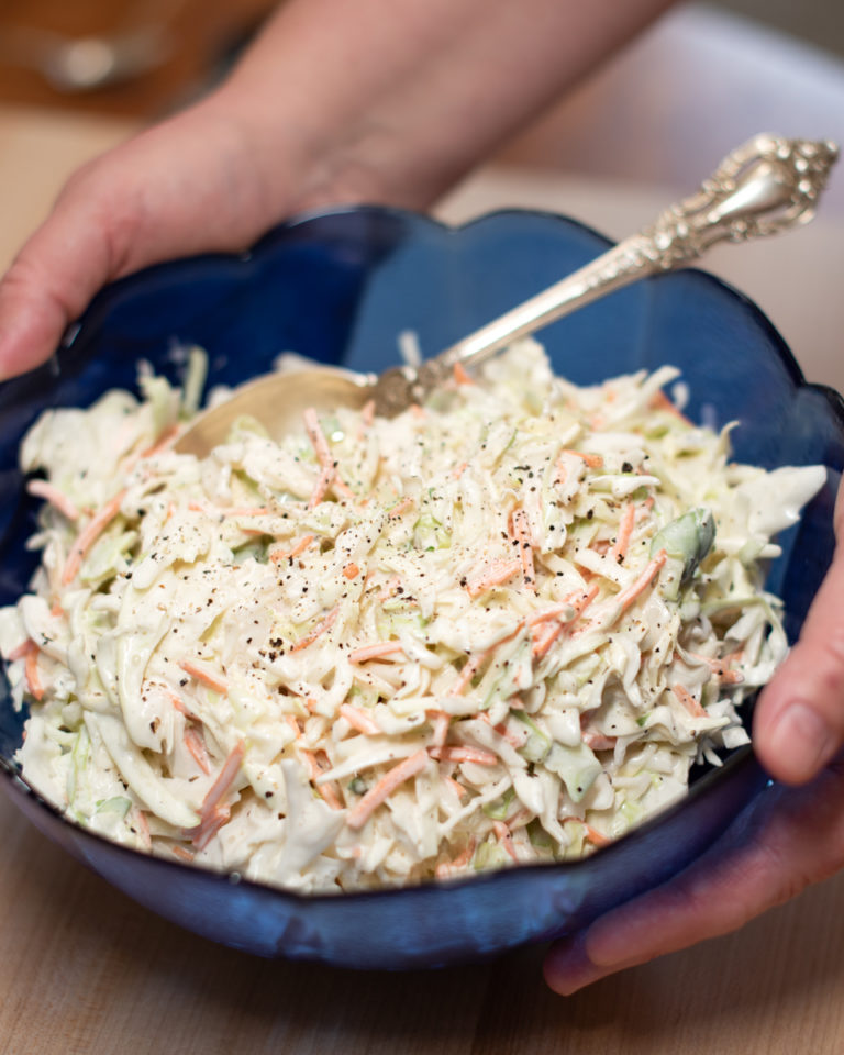 Easy Low Carb Coleslaw