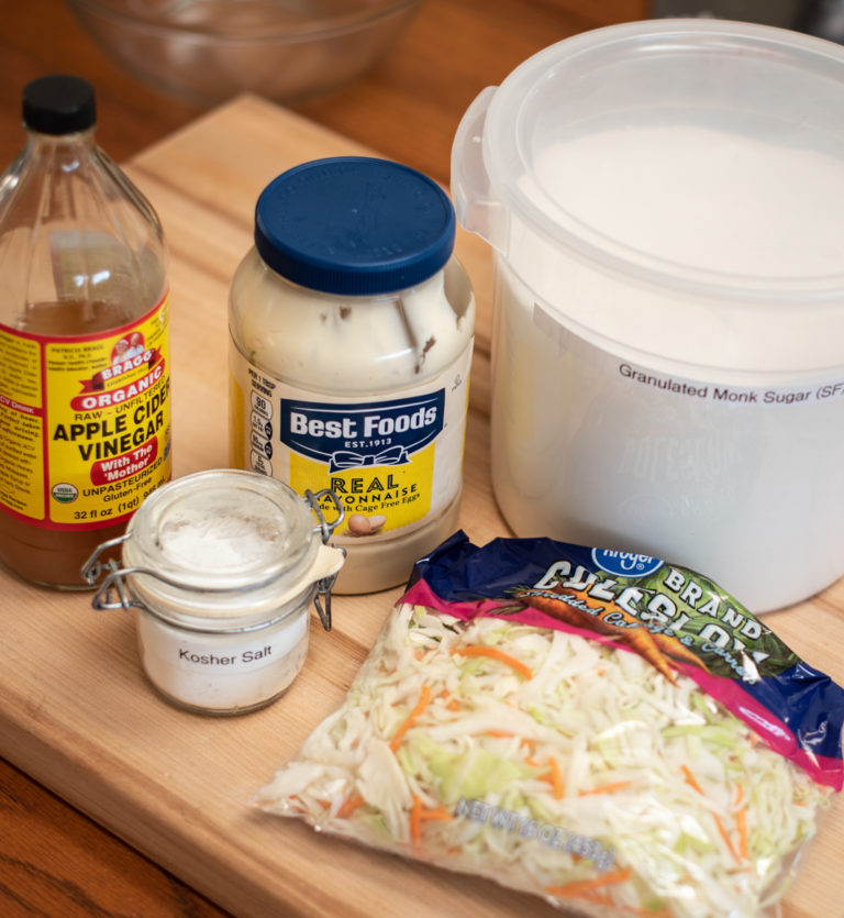 Easy Low Carb Coleslaw